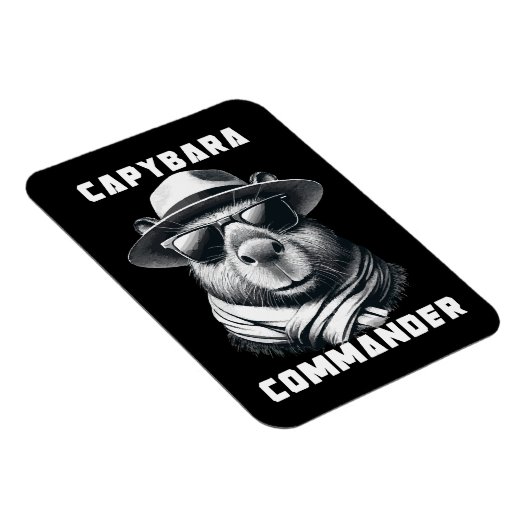Capybara met zonnebril Capy Commander Magneet (Rechterzijde)