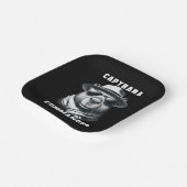 Capybara met zonnebril Capy Commander Papieren Bordje (Gebogen)