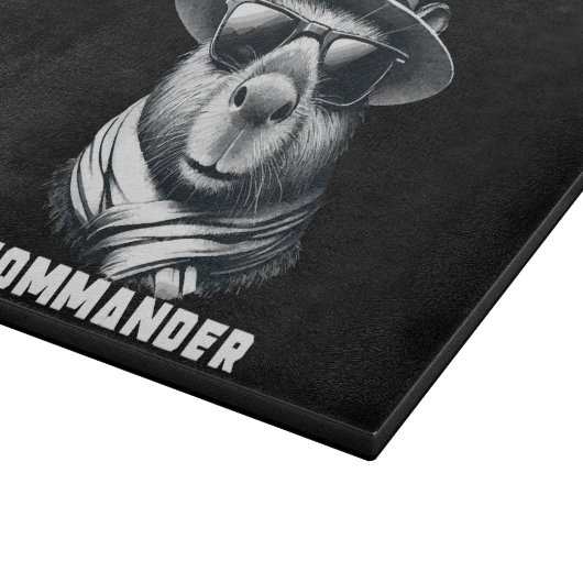 Capybara met zonnebril Capy Commander Snijplank (Hoek)