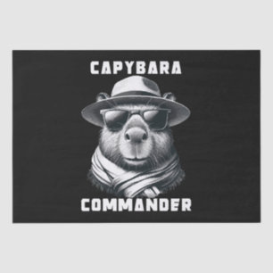 Capybara met zonnebril Capy Commander Tissuepapier