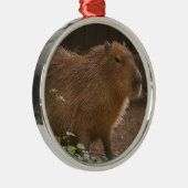 Capybara Metalen Ornament (Rechts)