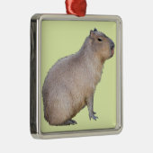 Capybara Metalen Ornament (Rechts)