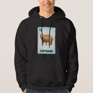 Capybara Mexicaanse Kaarten Hoodie