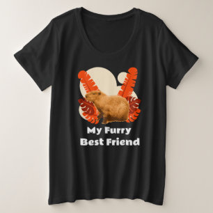 Capybara Mijn Harige Beste Vriend Grote Maat T-shirt