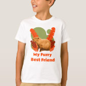 Capybara mijn harige beste vriend t-shirt (Voorkant)