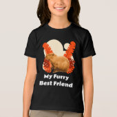 Capybara Mijn Harige Beste Vriend Tri-Blend Shirt (Voorkant)