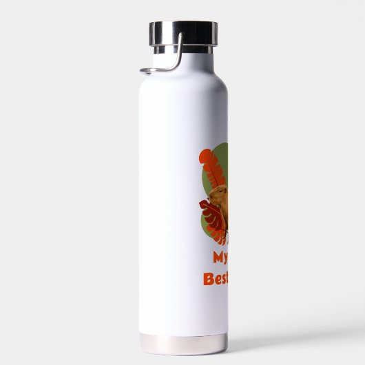 Capybara mijn harige beste vriend waterfles (Rechts)