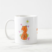 "Capybara moeder en baby" Thee of Koffie mok (Links)