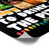 Capybara Most Likely To Drink All The Torro Funny  Poster (Hoek)