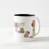 Capybara Mum Mok | Schattige & Gezellig Cadeau voo (Voorkant rechts)