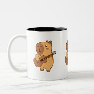 Capybara Muziek Mok   Leuke dierlijke muziekliefhe