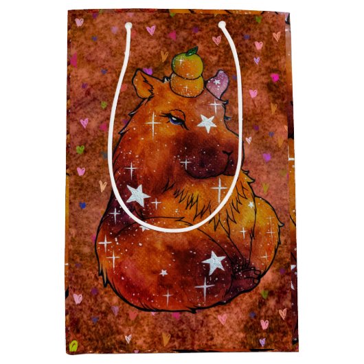 Capybara named Dream Medium Cadeauzakje (Voorkant)
