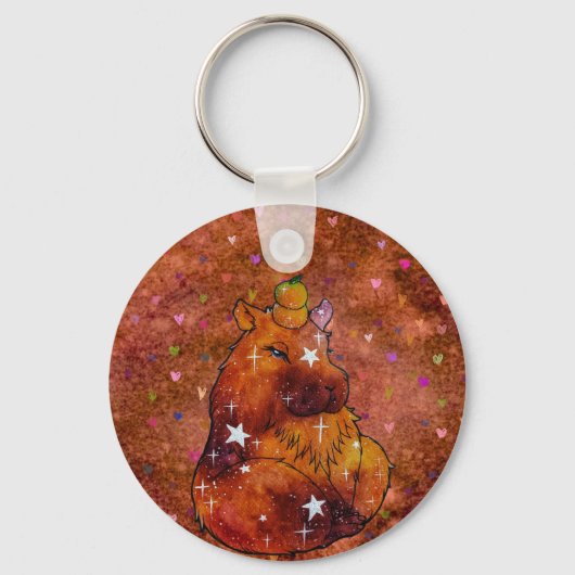 Capybara named Dream Sleutelhanger (Voorkant)