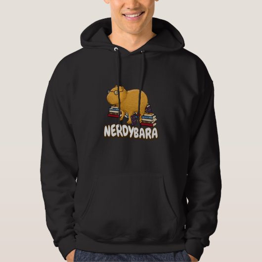 Capybara Nerdybara Nerd Hoodie (Voorkant)
