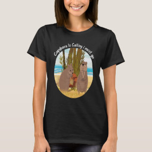 Capybara noemt Funny Capibara Rodent Animal L T-shirt