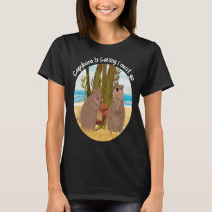 Capybara noemt Funny Capibara Rodent Animal L T-shirt