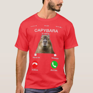 Capybara noemt het Funny Capibara Dierenvriend T-shirt