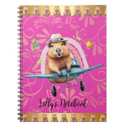 CAPYBARA NOTEBOOK- 16 NOTITIEBOEK (Voorkant)