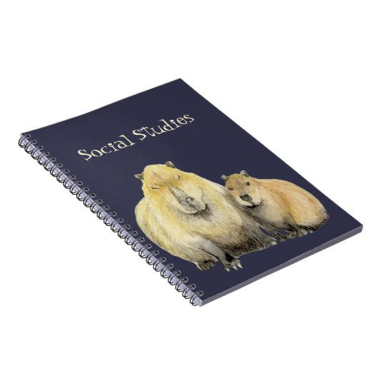 Capybara Notitieboek (Rechterzijde)