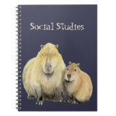Capybara Notitieboek (Voorkant)