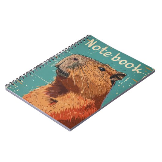 Capybara  notitieboek (Linkerzijde)