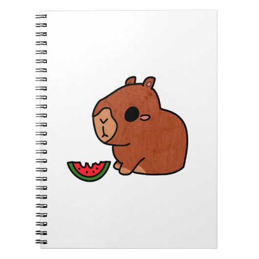 Capybara Notitieboek (Voorkant)