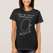 Capybara Off To Commit Tomfoolery  T-shirt (Voorkant)