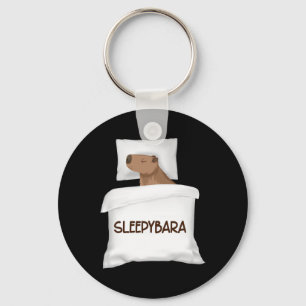 Capybara officiële slaap pyjama nachtjapon Sleepyb Sleutelhanger