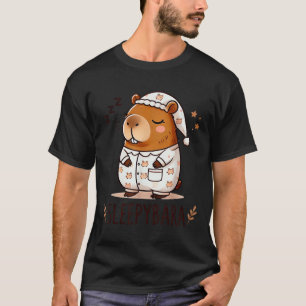Capybara officiële slaap pyjama nachtjapon Sleepyb T-shirt