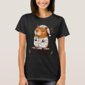 Capybara officiële slaap pyjama nachtjapon Sleepyb T-shirt (Voorkant)