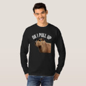 Capybara OK Ik Kom Rodget Dier Respect Grapp T-shirt (Voorkant volledig)