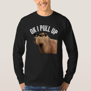 Capybara OK Ik Kom Rodget Dier Respect Grapp  T-shirt