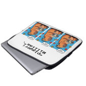 Capybara Old School Gamer Laptop Sleeve (Voorkant onderkant)