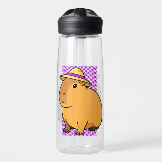 Capybara Ontspanmodus Waterfles (Voorkant)