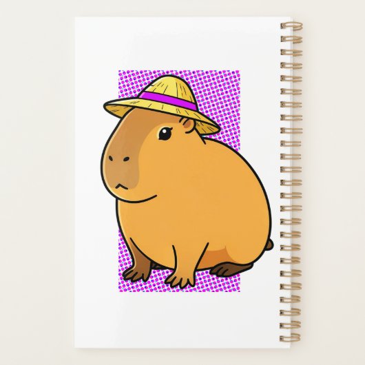 Capybara Ontspannen Modus Planner (Achterkant)