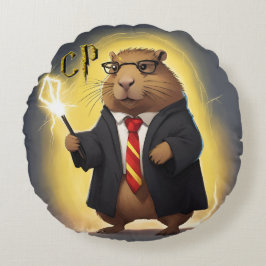 Capybara P Rond Kussen