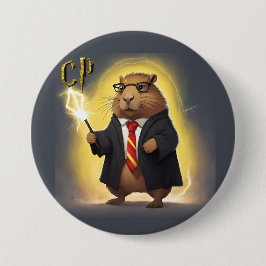 Capybara P Ronde Button 7,6 Cm