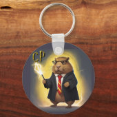 Capybara P Sleutelhanger (Achterkant)