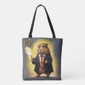 Capybara P Tote Bag (Achterkant)