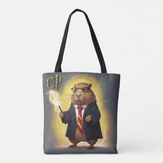 Capybara P Tote Bag (Achterkant)