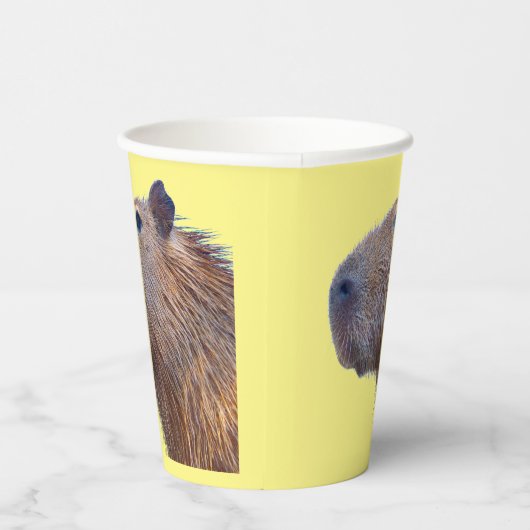 Capybara Paper Borden Papieren Bekers (Rechts)