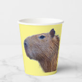 Capybara Paper Borden Papieren Bekers (Voorkant)