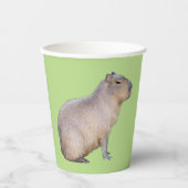 Capybara Papieren Bekers (Voorkant)