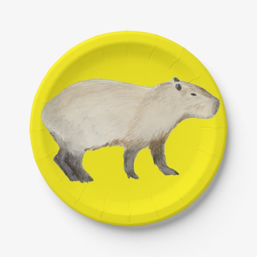 Capybara Papieren Bordje (Voorkant)