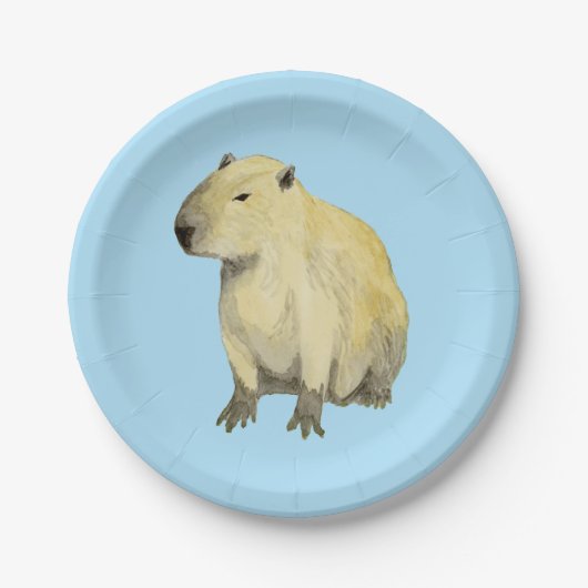 Capybara Papieren Bordje (Voorkant)