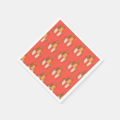 Capybara Party Napkins | Leuke dierlijke verjaarda Servet (Hoek)