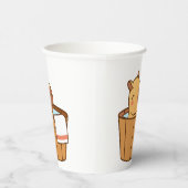 Capybara Party Papieren beker | Leuke dierlijke ve (Rechts)