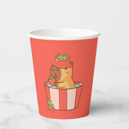 Capybara Party Papieren beker | Leuke dierlijke ve