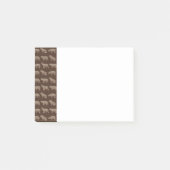 Capybara Patroon Post-it Notities Post-it® Notes (Voorkant)