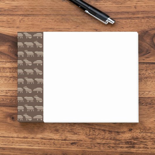 Capybara Patroon Post-It Notities Post-it® Notes
